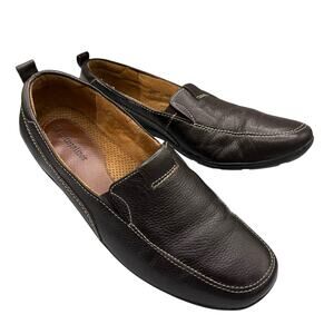 Naturalizer “Fragrance” Brown Pebbled Leather Loafers Size 8